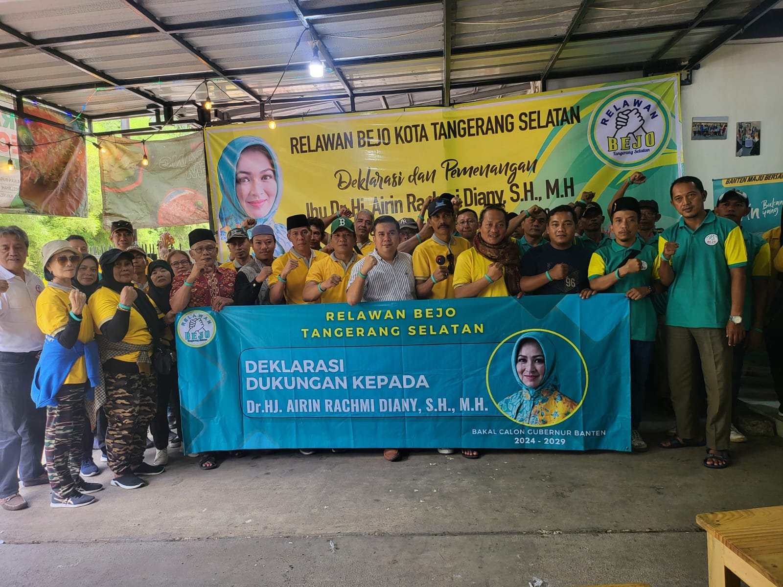 Relawan Bejo Totalitas Menangkan Airin