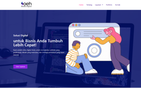 jasa pembuatan website profesional dari Soeh Studio – cepat, hemat, dan SEO-friendly